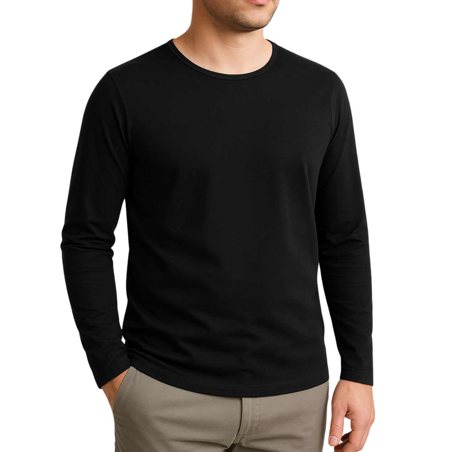 REGULAR-FIT MANGA LARGA